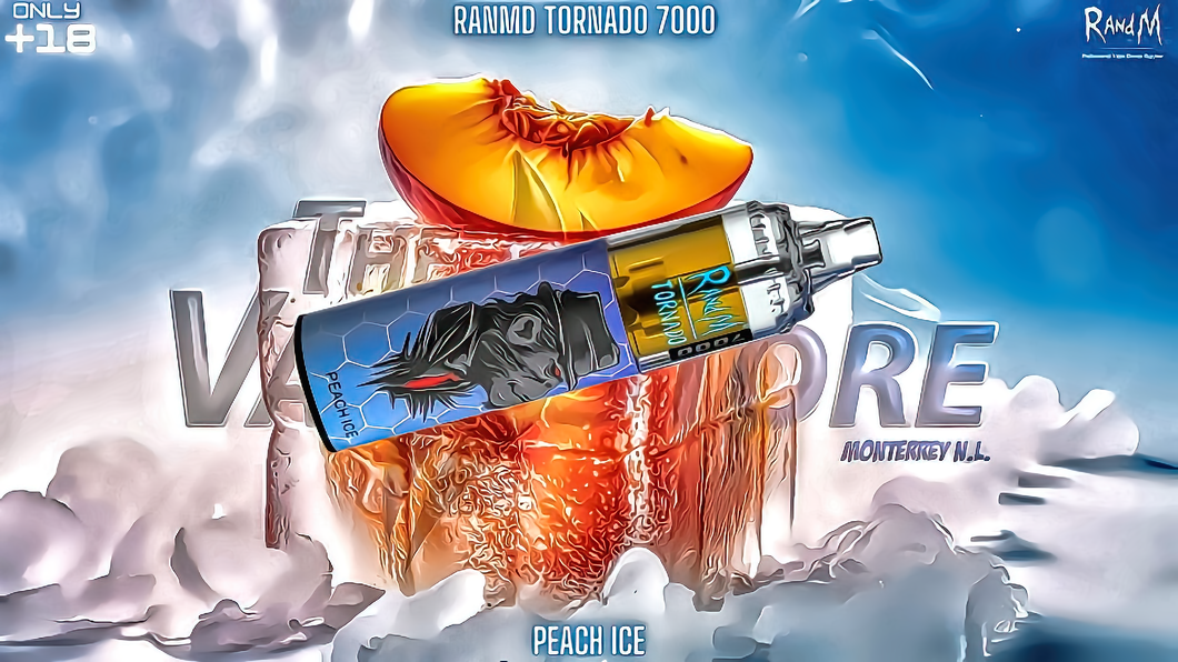 RANDM TORNADO SABOR PEACH ICE