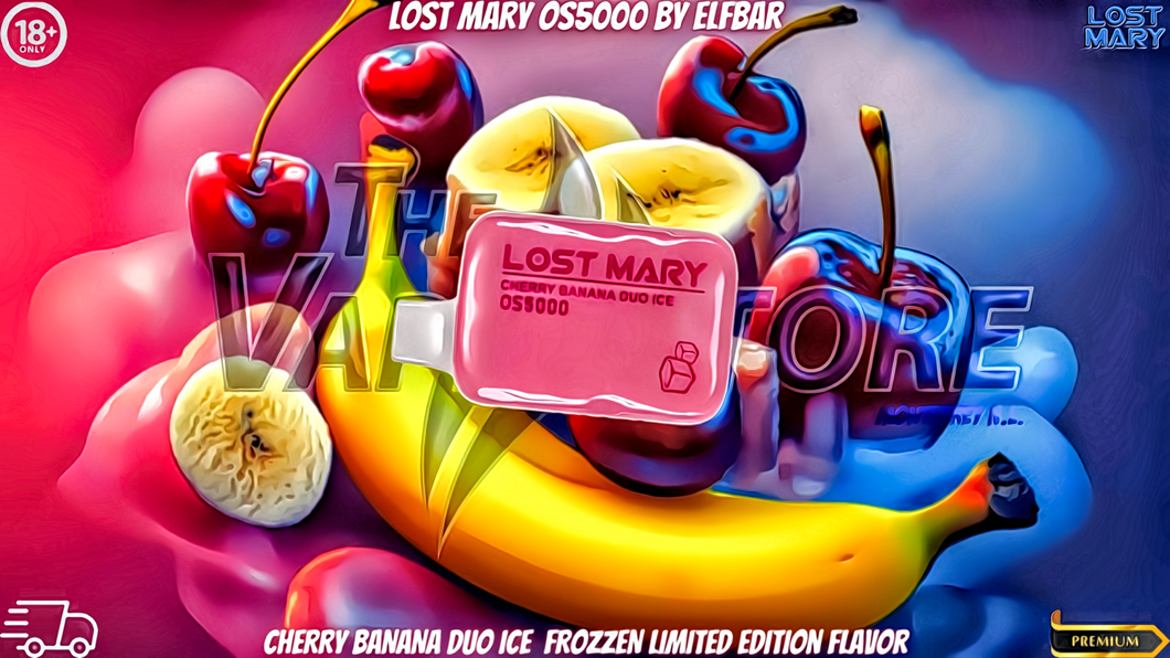 Lost Mary OS5000 Cherry Banana Duo Ice Frozzen Limited Edition