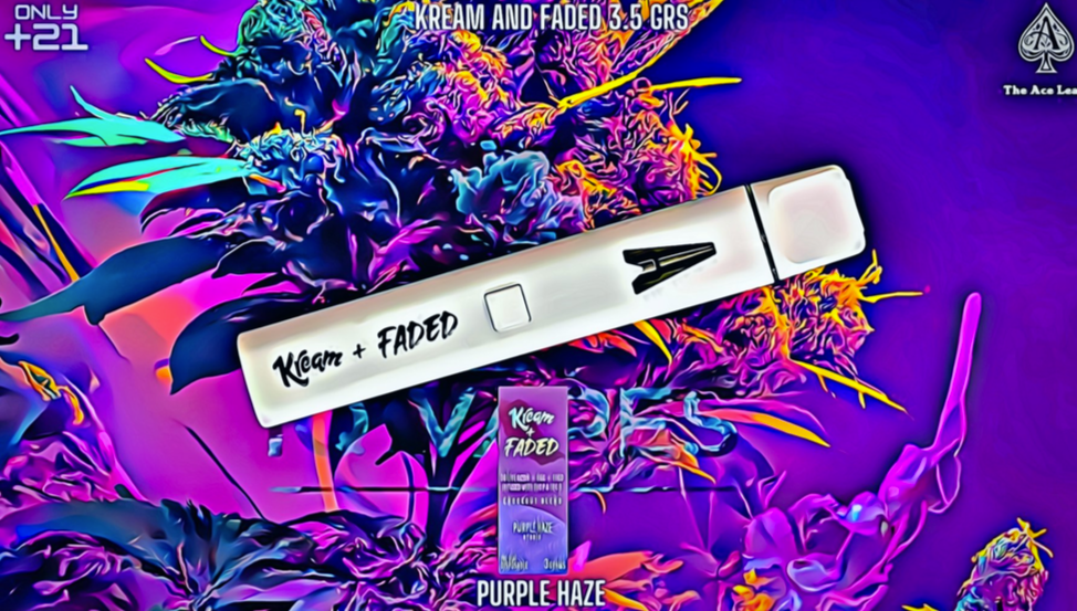 WAX KREAM AND FADED SABOR PURPLE HAZE (HYBRIDA)