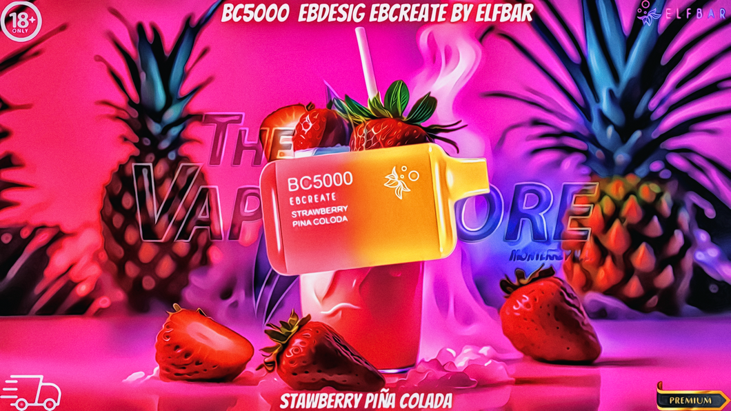 ELFBAR BC5000 SABOR STRAWBERRY PIÑA COLADA