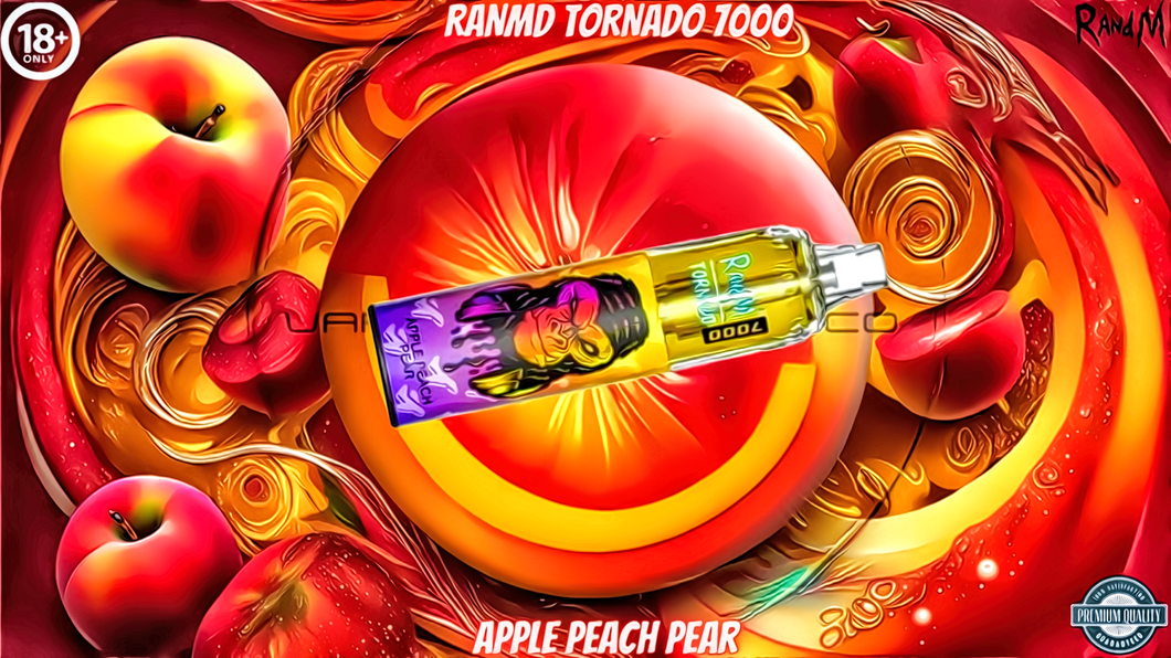 RANDM TORNADO SABOR APPLE PEACH PEAR