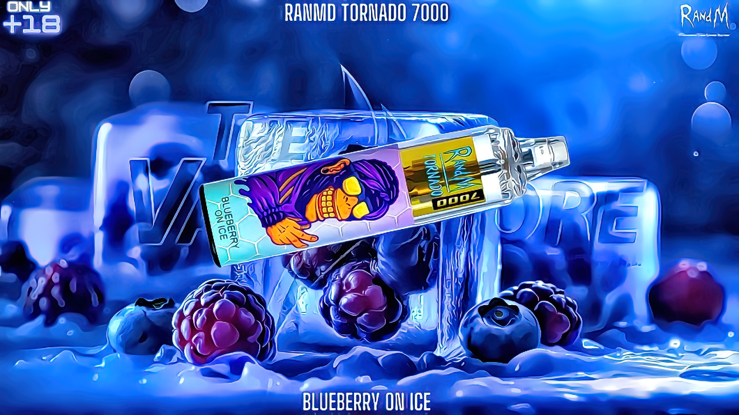 RANDM TORNADO SABOR BLUEBERRY On ICE