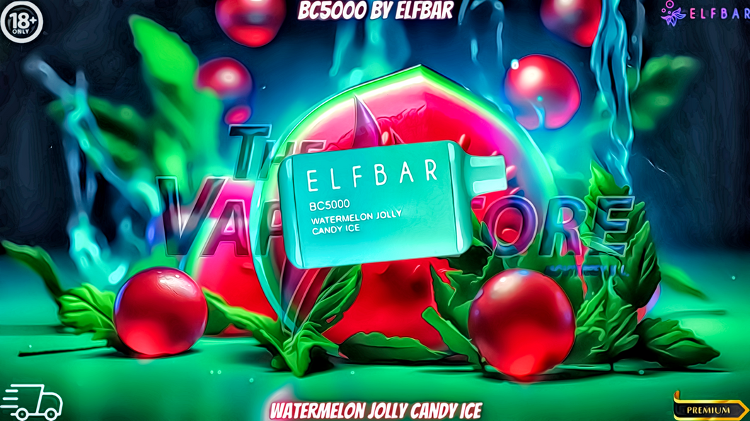 ELFBAR BC5000 SABOR WATERMELON JOLLY CANDY ICE