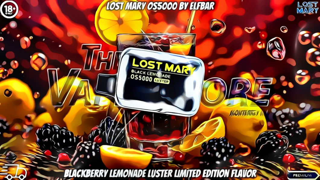 Lost Mary OS5000 Luster Limited Edition Black Lemonade