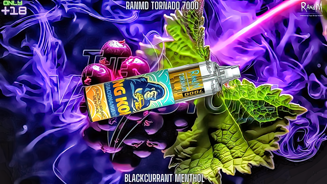 RANDM TORNADO SABOR BLACK CURRANT MENTHOL