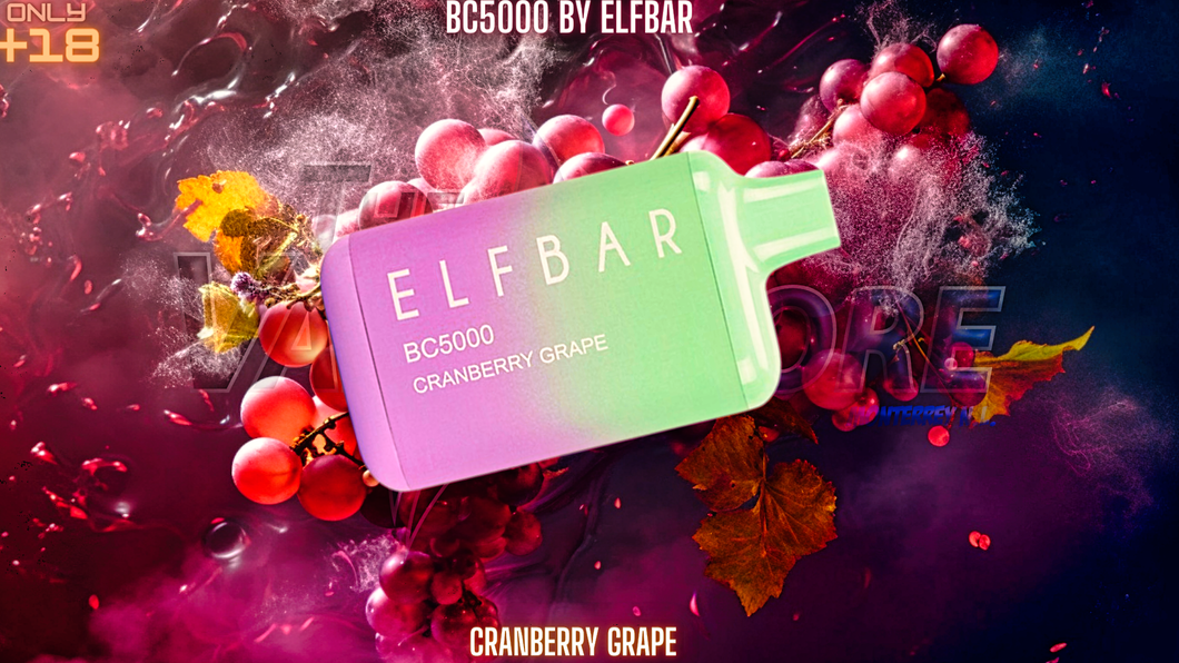 ELFBAR BC5000 SABOR CRANBERRY GRAPE