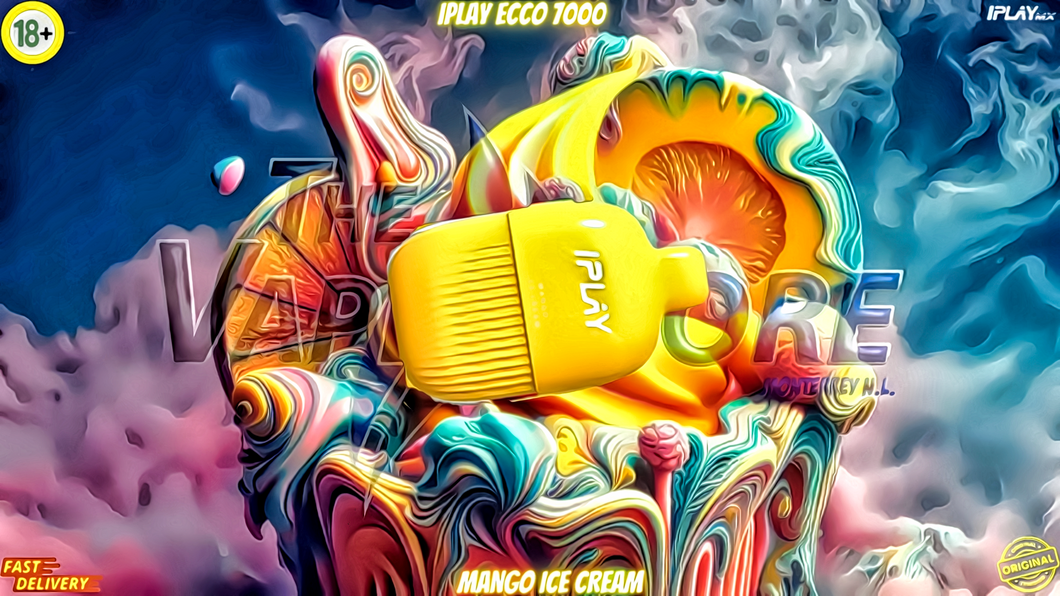 Con sus 7000 caladas intensas, IPLAY Ecco lleva este escape tropical a donde quiera que tus antojos dulces te llamen. Prueba Mango Ice Cream, disponible en la amplia variedad de The Vape Store México.