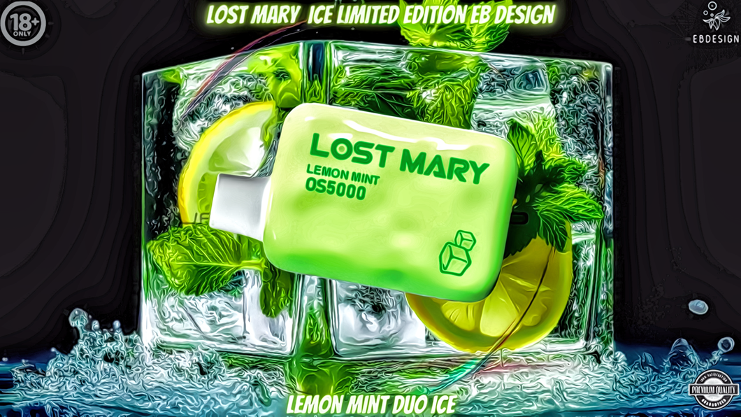 Lost Mary OS5000 Frozzen Limited edition Lemon Mint