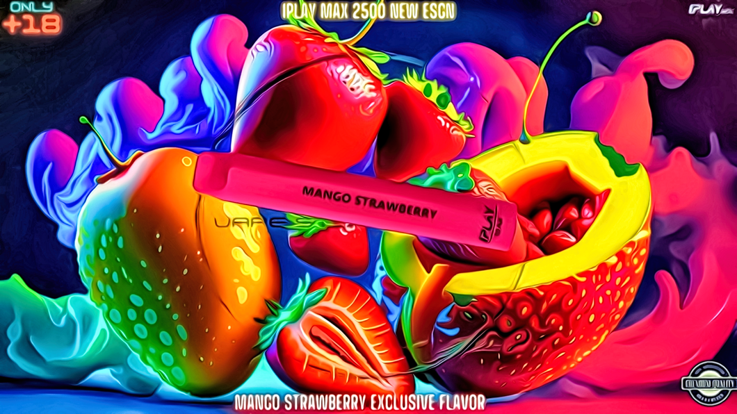 IPLAY MAX SABOR MANGO STRAWBERRY