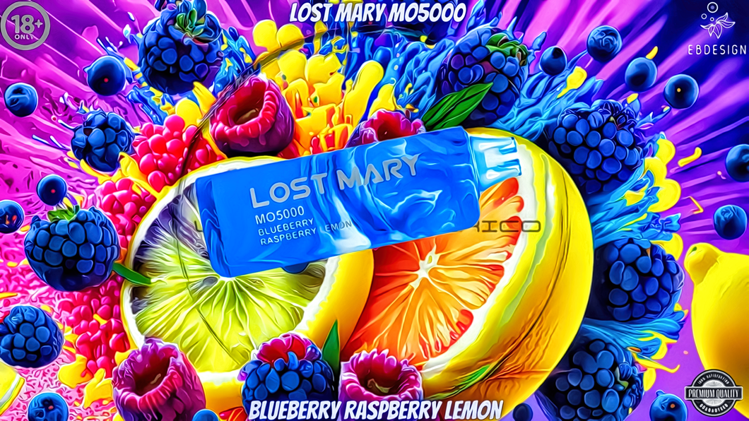 LOST MARY MO5000 SABOR BLUEBERRY RASPBERRY LEMON