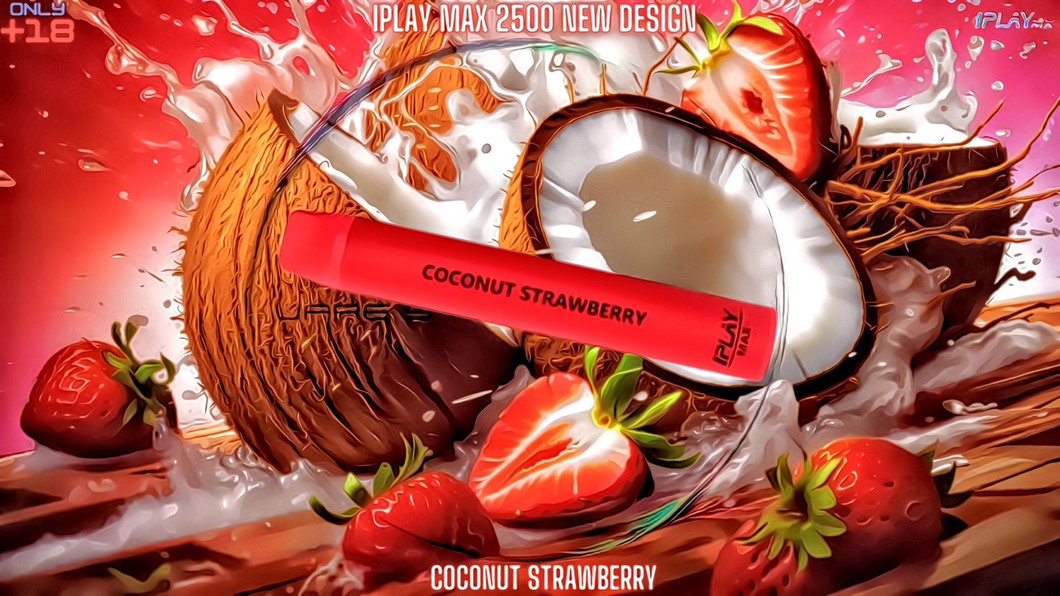 IPLAY MAX COCONUT STRAWBERRY (exclusive Flavor)