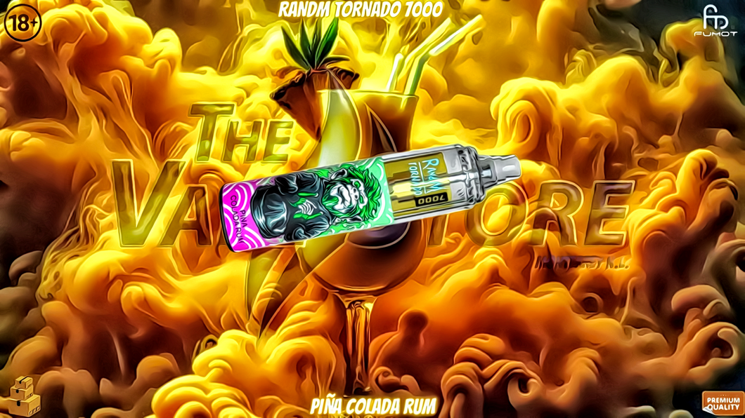 RANDM TORNADO SABOR PIÑA COLADA RUM