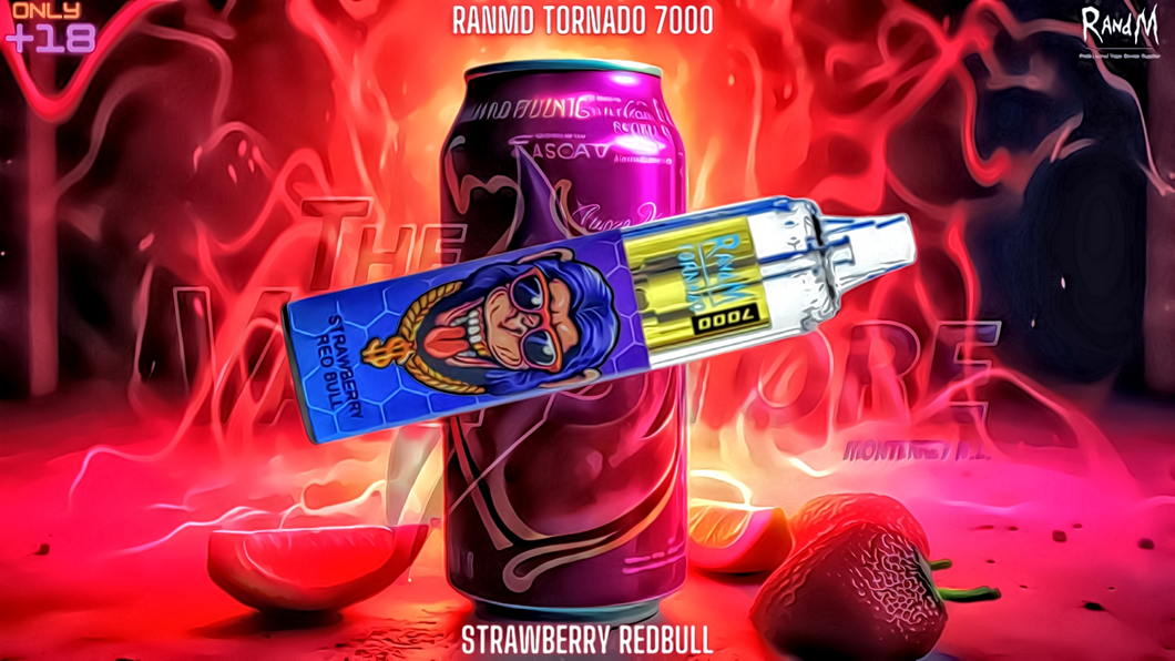 RANDM TORNADO SABOR STRAWBERRY REDBULL