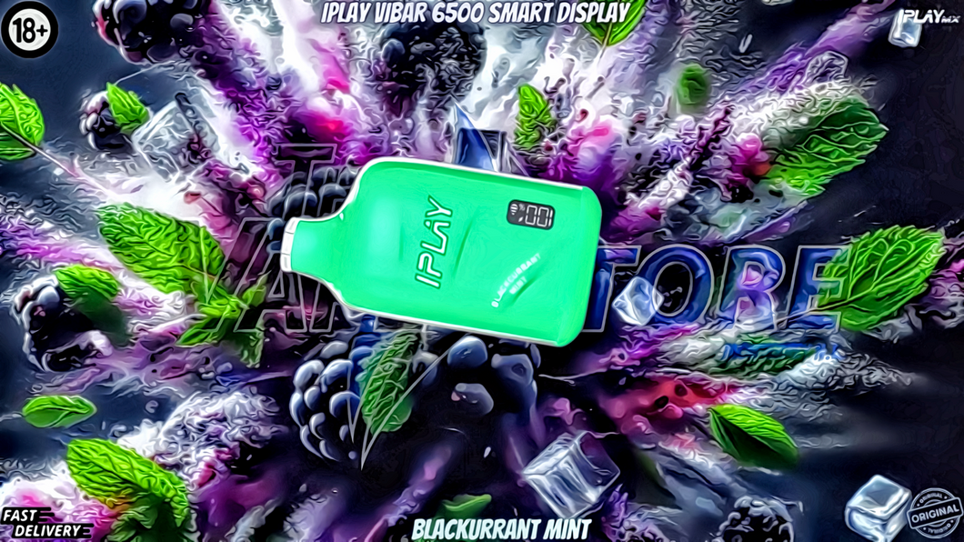 IPLAY VIBAR 6500 Blackurrant Mint