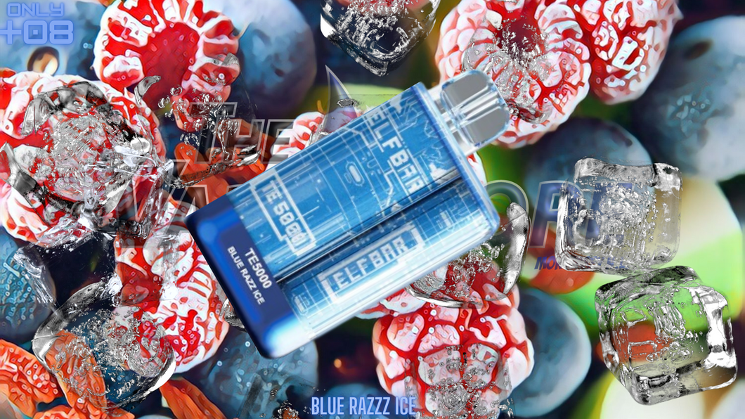 ELFBAR TE5000 SABOR BLUE RAZZ ICE