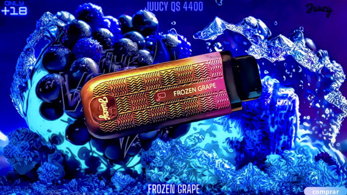 JUUCY QS 4400 SABOR FROZEN GRAPE