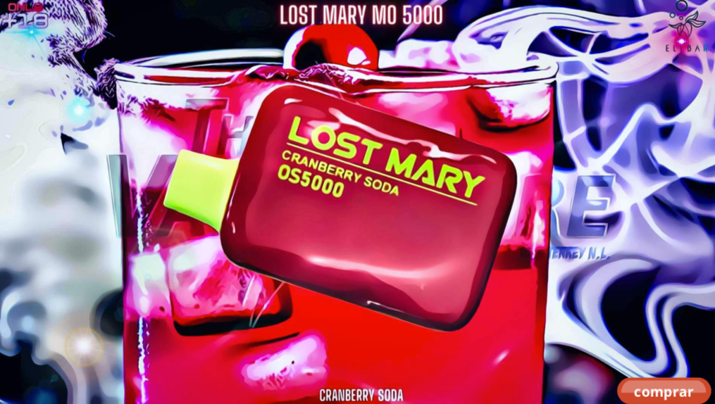 LOST MARY OS5000 SABOR CRANBERRY SODA