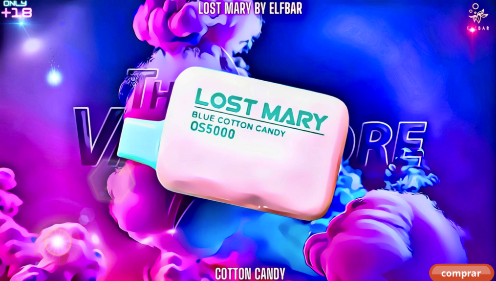 LOST MARY OS5000 BLUE COTTON CANDY