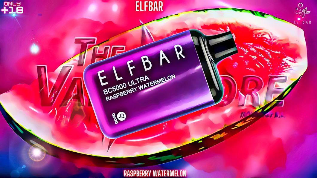 ELFBAR ULTRA 5000 SABOR RASPBERRY WATERMELON