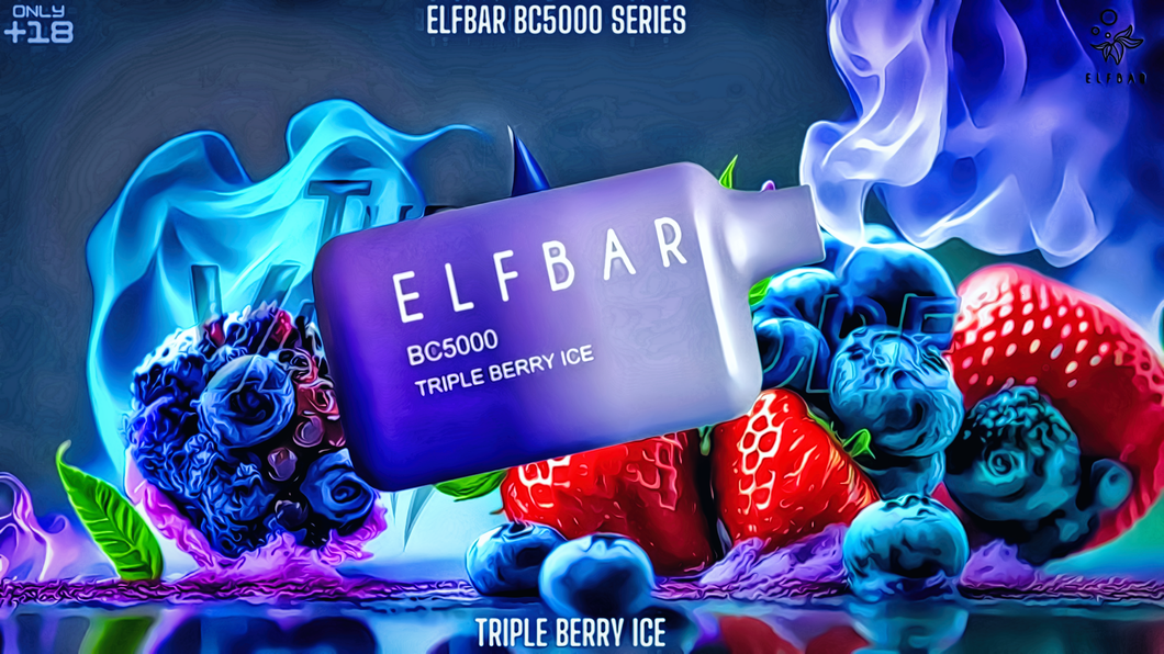 ELFBAR BC5000 SABOR TRIPLE BERRY ICE