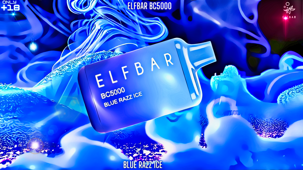 ELFBAR BC5000 SABOR BLUE RAZZ ICE