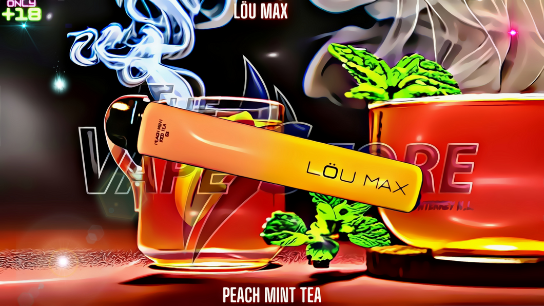 LÖU MAX SABOR PEACH ICE MINT TEA