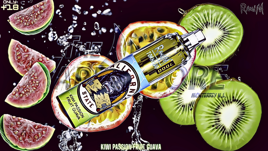 RANDM TORNADO SABOR KIWI PASSION FRUIT GUAVA